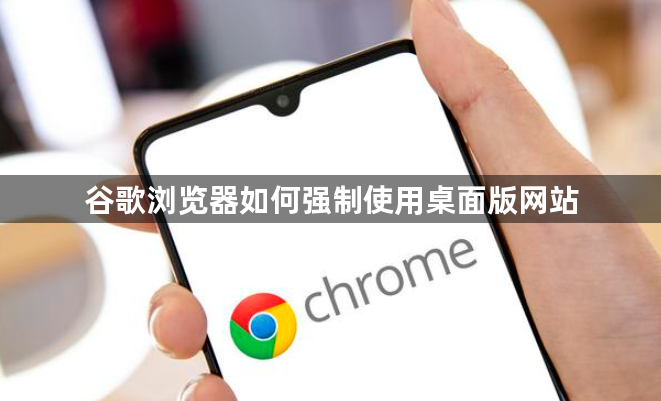 谷歌浏览器如何强制使用桌面版网站1