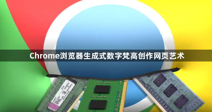 Chrome浏览器生成式数字梵高创作网页艺术1