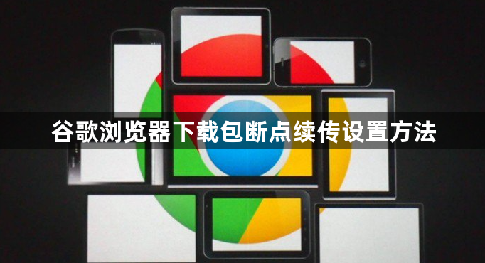 谷歌浏览器下载包断点续传设置方法1