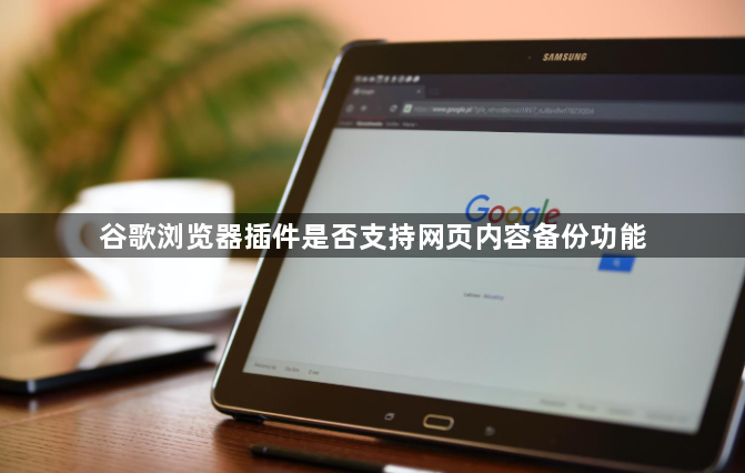 谷歌浏览器插件是否支持网页内容备份功能1