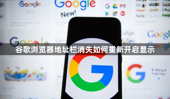 谷歌浏览器地址栏消失如何重新开启显示1